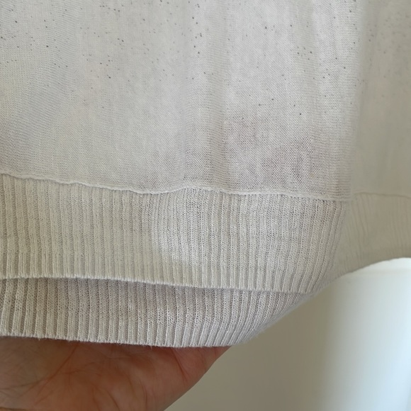 White and grey top Club Monaco - Picture 5 of 6